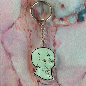 Brand New Handsome Squidward Keychain